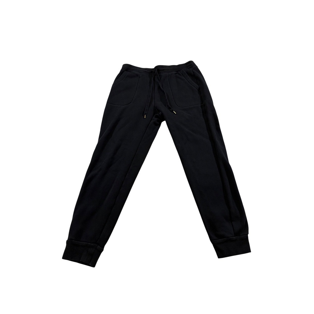 Uniqlo Casual Soft Joggers Black‎ Fleece Lined Sweatpants Loungewear Workout M
